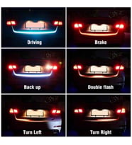 Fiat Egea Bagaj Altı Kayan Led RGB Kayar Led Su Geçirmez Silikon Yüzey 120 cm