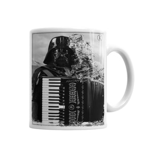 Darth E Seu Acordeon Kupa Bardak Porselen