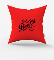 BK Gift Kişiye Özel İsimli Kırmızı Yastık  1