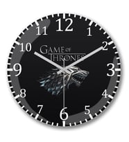 Game Of Thrones Duvar Saati Bombeli Gercek Cam