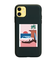Siyah Lansman Telefon Kılıfı Iphone 11