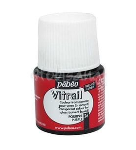 Pebeo Vitrail Şeffaf Cam Boyası 45ml Mor 26