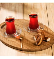 Paşabahçe heybeli çay bardağı takımı - 12 prç.çay seti