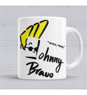 Johnny Bravo Kupa Bardak Porselen