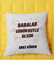 Babalar Günü Kutlu Olsun Yastık