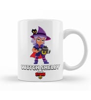 Brawl Stars Wıtch Shelly Kupa Bardak Porselen