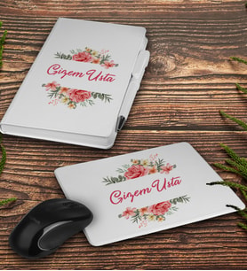Kişiye Özel Defter Kalem Ve Mousepad Ofis Seti 94401