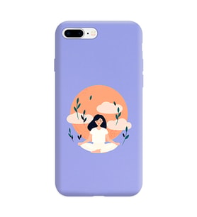 Lila Lansman Telefon Kılıfı Iphone 7 Plus