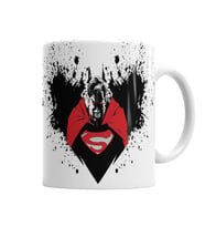 Batman Süperman Angry Kupa Bardak Porselen