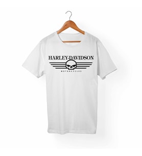 Harley Davidson Beyaz Tişört