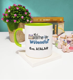 Matematik Mühendisi Kupa Bardak Yeşil