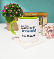 Matematik Mühendisi Kupa Bardak Yeşil