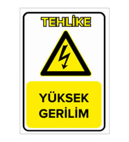 MIGNATIS - Yüksek Gerilim Levhası - Sac Malzeme 25x35cm