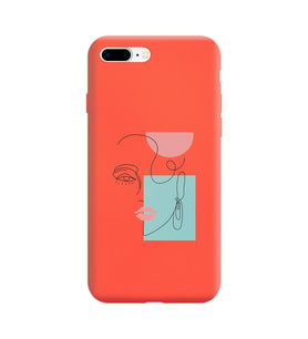 Turuncu Lansman Kılıf iPhone 8 Plus