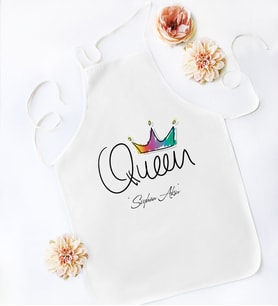BK Gift Kişiye Özel Beyaz Mutfak Önlüğü - 5