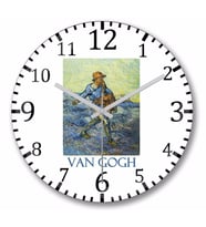 The Sower By Vincent Van Gogh Duvar Saati Bombeli Gercek Cam