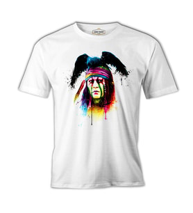 Johnny Beyaz Erkek Tshirt