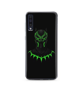 Black Panter Tasarım Süper Şeffaf Silikon Telefon Kılıfı Samsung A50