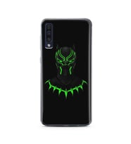 Black Panter Tasarım Süper Şeffaf Silikon Telefon Kılıfı Samsung A50