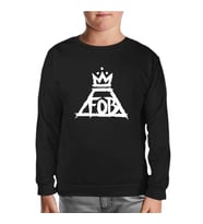 Fall Out Boy Siyah Çocuk Sweatshirt