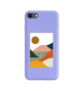 Lila Lansman Telefon Kılıfı Iphone 8