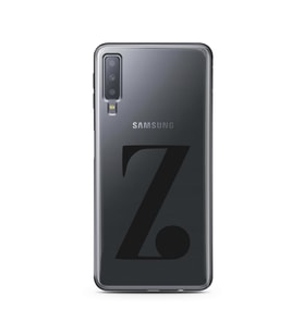 Samsung A7 (2018) Harf Tasarımlı Telefon Kılıfı Z-Harfi 