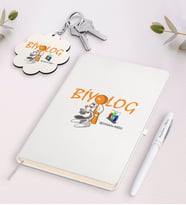 BK Gift Kişiye Özel Biyolog Beyaz Defter Kalem Ve Anahtarlık Hediye Seti (Model 1)
