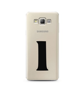 Samsung A7 (2015) Harf Tasarımlı Telefon Kılıfı I-Harfi 