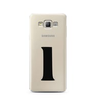 Samsung A7 (2015) Harf Tasarımlı Telefon Kılıfı I-Harfi 