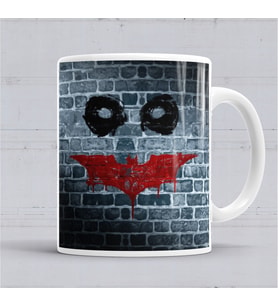 Dark Knight Joker Batman Kupa Bardak Porselen
