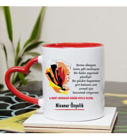8 Mart Dünya Kadınlar Gününe Özel Kupa (Beyaz)
