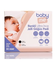 BABY ME RENKLİ ULTRA İNCE JELLİ GÖĞÜS PEDİ 50 ADET