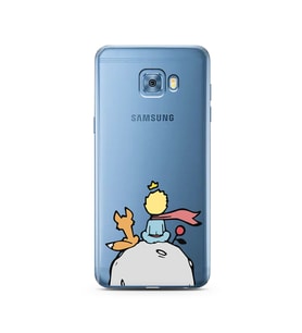 Küçük Prens Tasarım Süper Şeffaf Silikon Telefon Kılıfı Samsung C5 Pro  
