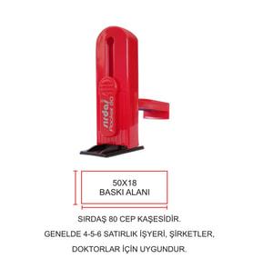 Cep Kaşe Sırdaş 80  Kişiye Özel Şirket Kaşesi