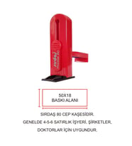 Cep Kaşe Sırdaş 80  Kişiye Özel Şirket Kaşesi