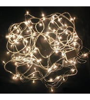 Pazariz 10 Metre 100 Led Beyaz Renk Süs Işık