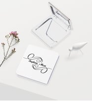 BK Gift Kişiye Özel İsimli Deri Ayna - 1
