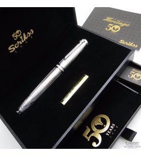 Scrikss Heritage Roller Kalem Platin 50.Yıl   Scrikss Kalem   İsme Özel Kalem   Hediyelik Kalem