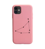 Oğlak Burcu (Capricornio) Yıldız Haritası Tasarımlı Kılıf iPhone 11 