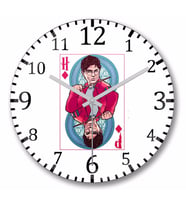 Harry Potter Potter Of Diamonds Duvar Saati Bombeli Gercek Cam