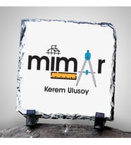 Mimara Hediye Taş Baskı (Beyaz)