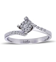 Lova 0,30 Karat Tektaş Görünümlü Pırlanta Yüzük - 1020174