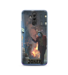 Joker Tasarımlı Süper Şeffaf Silikon Telefon Kılıfı Huawei Honor 20 Lite