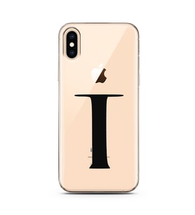 Iphone Xs Max Harf Tasarımlı Telefon Kılıfı T-Harfi 