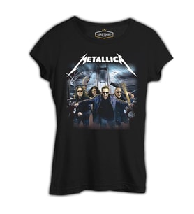 Metallica - İstanbul Siyah Kadın Tshirt