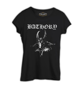 Bathory Siyah Kadın Tshirt