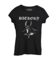 Bathory Siyah Kadın Tshirt