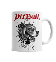 Pitbull Köpekleri Sevenlerin Pitbull Aşkı Kupa Bardak Porselen