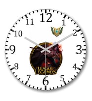 League Of Legends Katarina Lol Duvar Saati Bombeli Gercek Cam