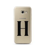 Samsung A5 (2017) Harf Tasarımlı Telefon Kılıfı H-Harfi 